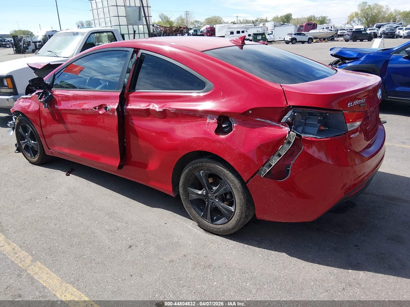 2013 Hyundai Elantra VIN KMHDH6AE8DU013628 IAAI salvage auction — FRONT END, Salvage Title, sold $400 on 2026-07-16 (photo 3)