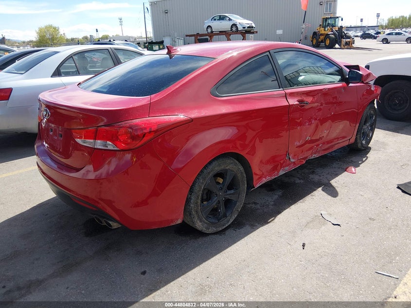 2013 Hyundai Elantra VIN KMHDH6AE8DU013628 IAAI salvage auction — FRONT END, Salvage Title, sold $400 on 2026-07-16 (photo 4)