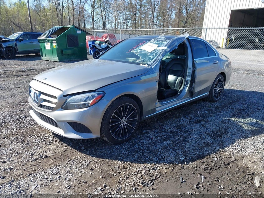 2019 Mercedes-benz C-klasse VIN 55SWF8DB5KU299216 IAAI salvage auction — LEFT SIDE, Salvage Title, sold $8,650 on 2026-08-13 (photo 2)