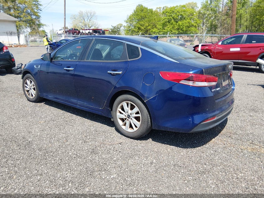 2018 Kia Optima VIN 5XXGT4L35JG207695 IAAI salvage auction — FRONT END, Salvage Title, sold $1,750 on 2026-07-21 (photo 3)