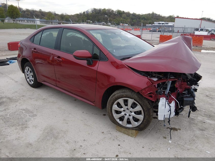 2026 Toyota Corolla VIN JTDBCMFE4T3137018 IAAI salvage auction — FRONT END, Salvage (Illinois), sold $2,700 on 2026-07-14 (photo 1)