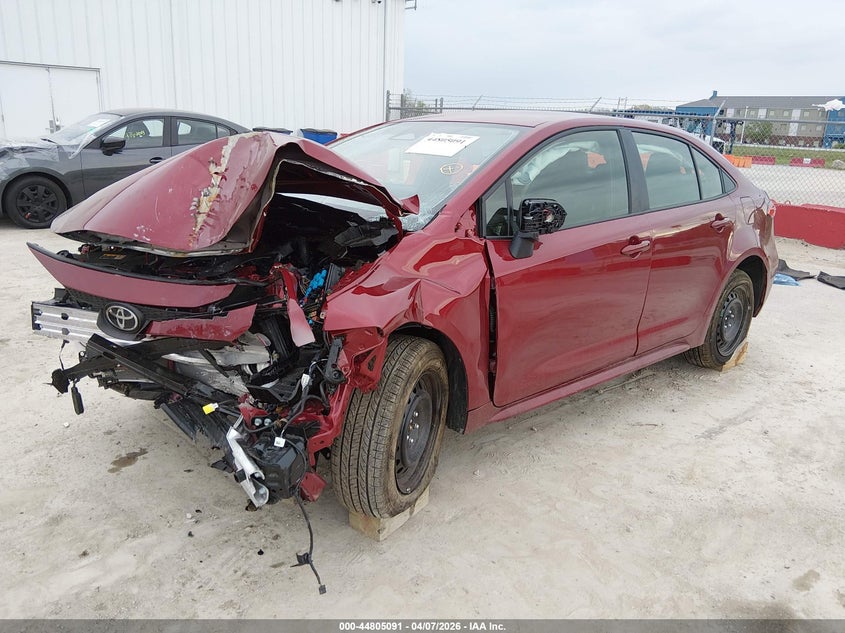 2026 Toyota Corolla VIN JTDBCMFE4T3137018 IAAI salvage auction — FRONT END, Salvage (Illinois), sold $2,700 on 2026-07-14 (photo 2)