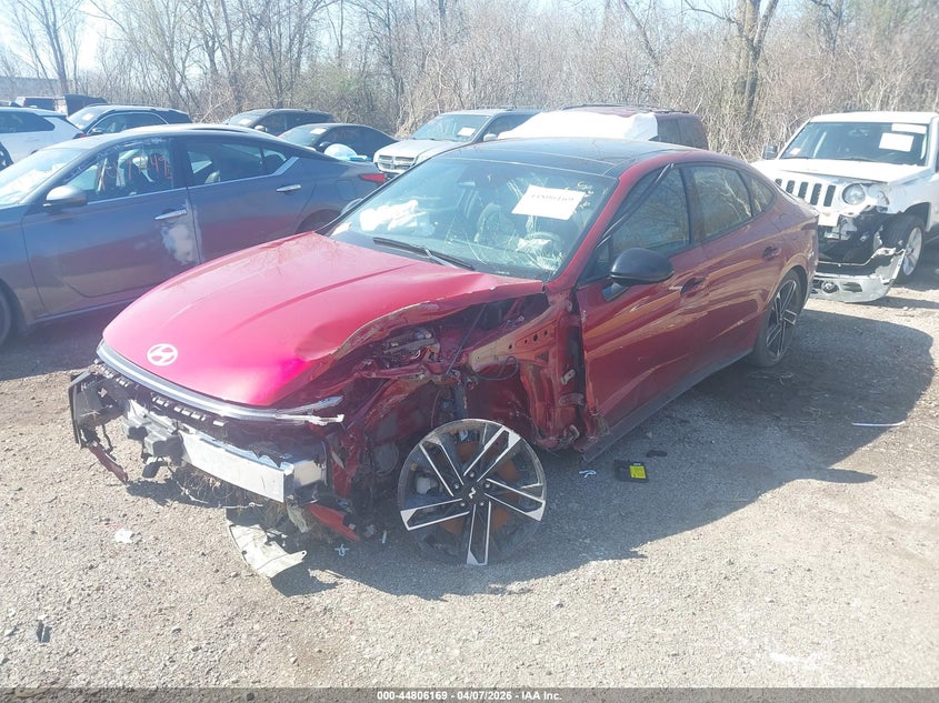 2026 Hyundai Sonata VIN KMHL54JC2TA541382 IAAI salvage auction — LEFT SIDE, Salvage (Ohio), sold $5,000 on 2026-07-14 (photo 2)