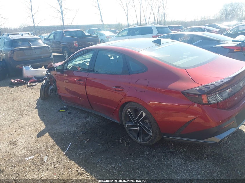2026 Hyundai Sonata VIN KMHL54JC2TA541382 IAAI salvage auction — LEFT SIDE, Salvage (Ohio), sold $5,000 on 2026-07-14 (photo 3)