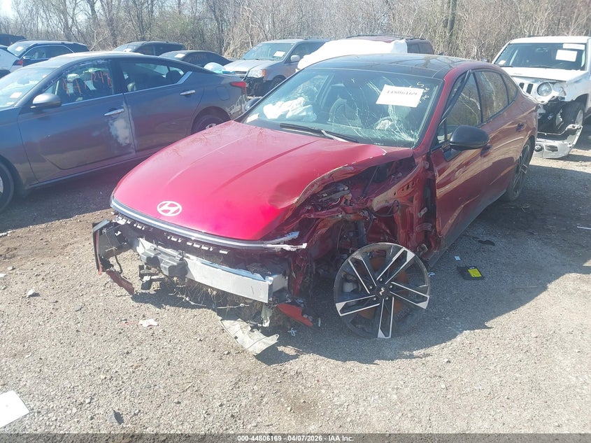 2026 Hyundai Sonata VIN KMHL54JC2TA541382 IAAI salvage auction — LEFT SIDE, Salvage (Ohio), sold $5,000 on 2026-07-14 (photo 6)