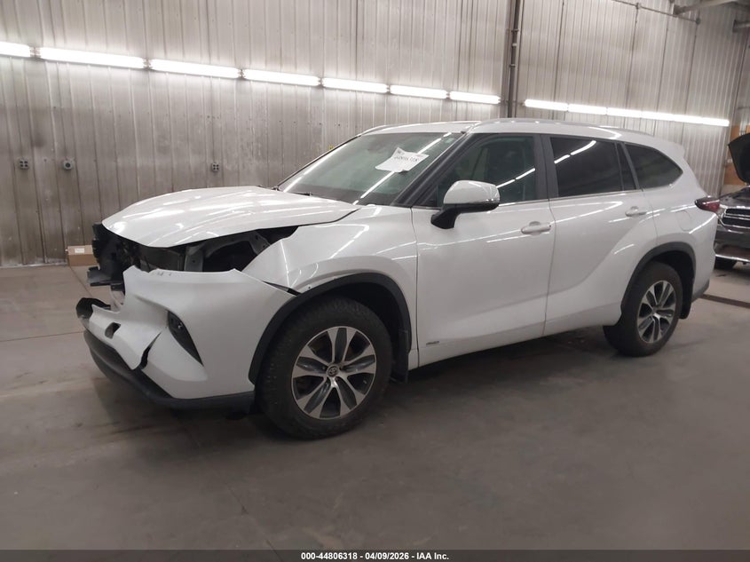 2024 Toyota Highlander VIN 5TDKBRCH2RS610758 IAAI salvage auction — FRONT END, Salvage (Minnesota), sold $12,200 on 2026-07-21 (photo 2)