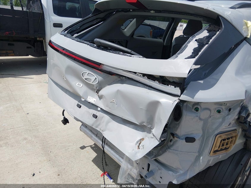 2025 Hyundai Kona VIN KM8HB3ABXSU311604 IAAI salvage auction — REAR END, Salvage Title, sold $7,900 on 2026-07-24 (photo 6)