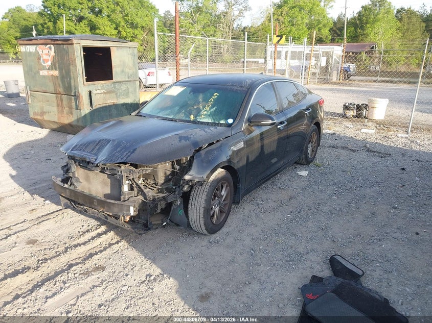 2019 Kia Optima VIN 5XXGT4L36KG343531 IAAI salvage auction — FRONT END, Salvage (South Carolina), sold $800 on 2026-07-14 (photo 2)