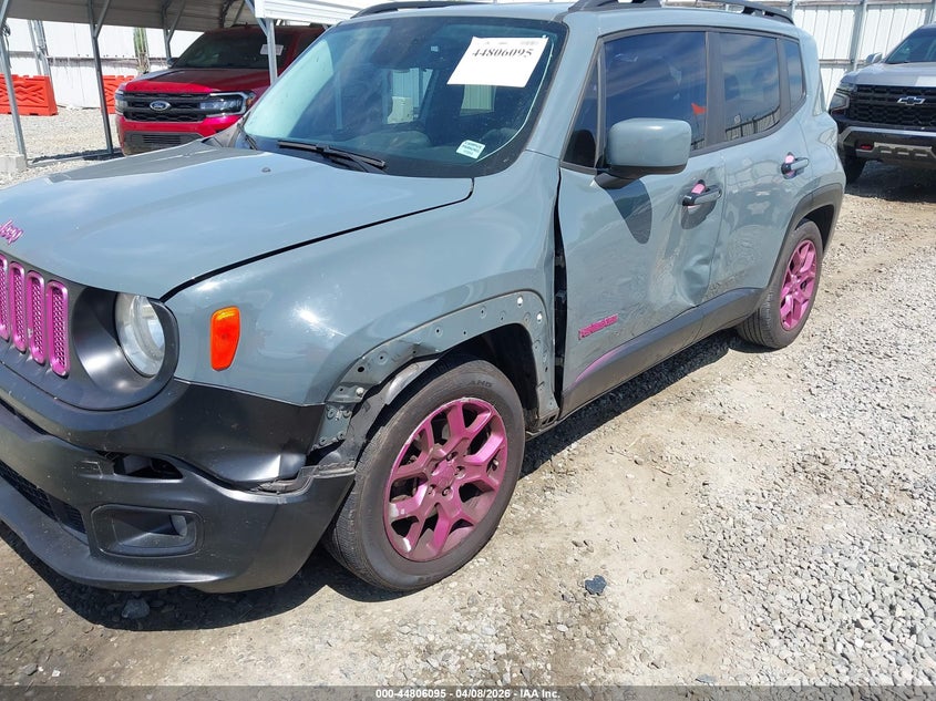 2017 Jeep Renegade VIN ZACCJABB0HPF80984 IAAI salvage auction — LEFT SIDE, Salvage (Georgia), sold $1,175 on 2026-08-10 (photo 6)