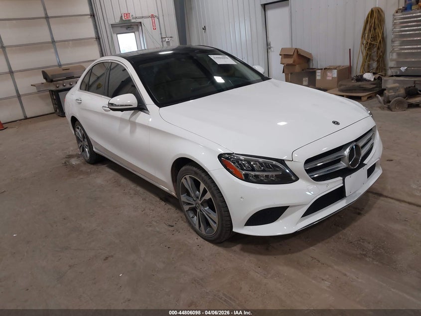 2021 Mercedes-benz C-klasse VIN W1KWF8EB0MR632652 IAAI salvage auction — REAR END, Salvage Title, sold $9,400 on 2026-08-05 (photo 1)