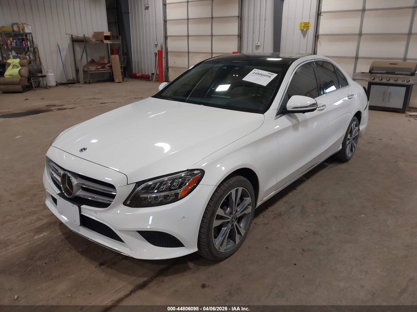 2021 Mercedes-benz C-klasse VIN W1KWF8EB0MR632652 IAAI salvage auction — REAR END, Salvage Title, sold $9,400 on 2026-08-05 (photo 2)