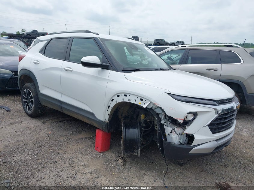 2025 Chevrolet Trailblazer VIN KL79MPSL1SB097676 IAAI salvage auction — RIGHT FRONT, Clear (Arkansas), sold $4,150 on 2026-07-29 (photo 1)