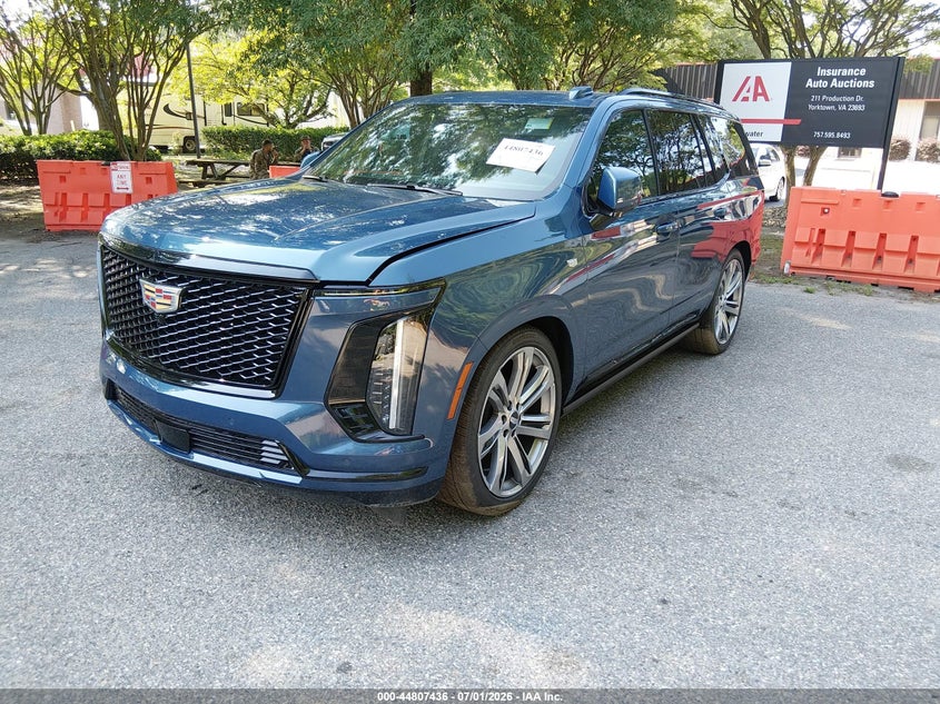 2026 Cadillac Escalade VIN 1GYS9GKL0TR140803 IAAI salvage auction — THEFT, Clear (South Carolina), sold $102,000 on 2026-07-09 (photo 2)