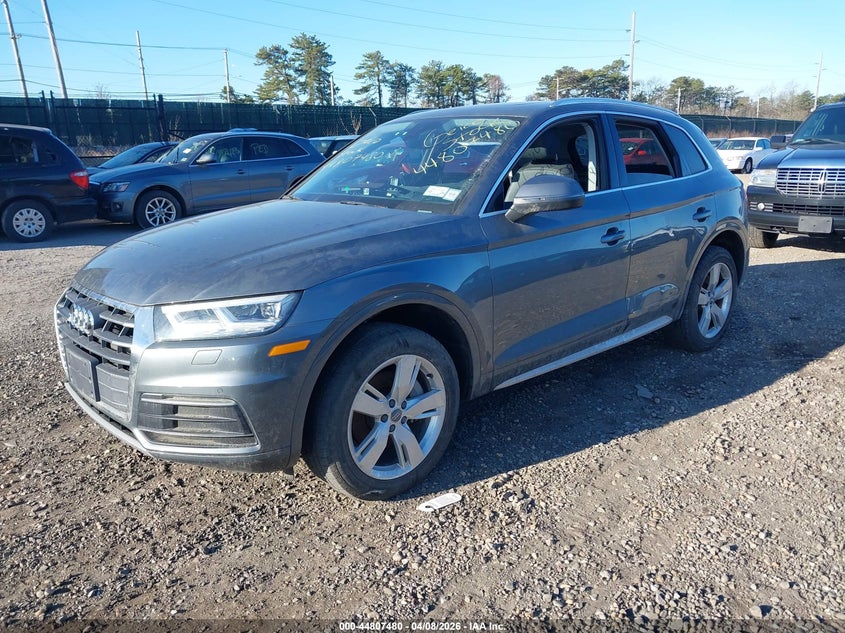 2018 Audi Q5 VIN WA1BNAFYXJ2015991 IAAI salvage auction — WATER/FLOOD, Mv-907A (New York), sold $7,150 on 2026-07-07 (photo 2)
