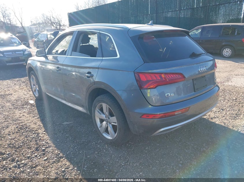 2018 Audi Q5 VIN WA1BNAFYXJ2015991 IAAI salvage auction — WATER/FLOOD, Mv-907A (New York), sold $7,150 on 2026-07-07 (photo 3)