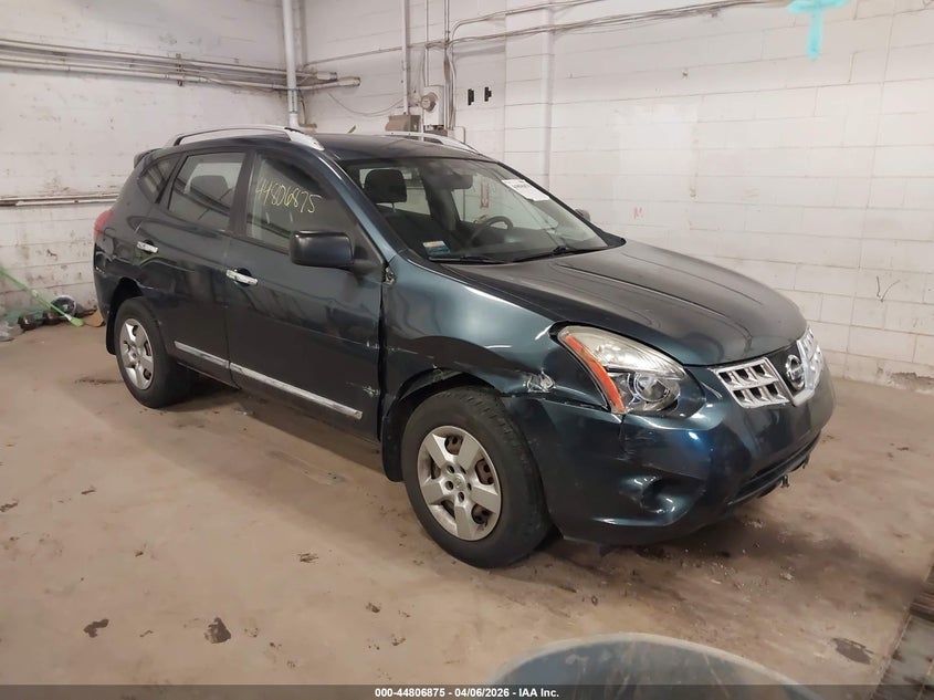 2014 Nissan Rogue VIN JN8AS5MV3EW203670 IAAI salvage auction — RIGHT SIDE, Salvage (Texas), sold $850 on 2026-07-08 (photo 1)