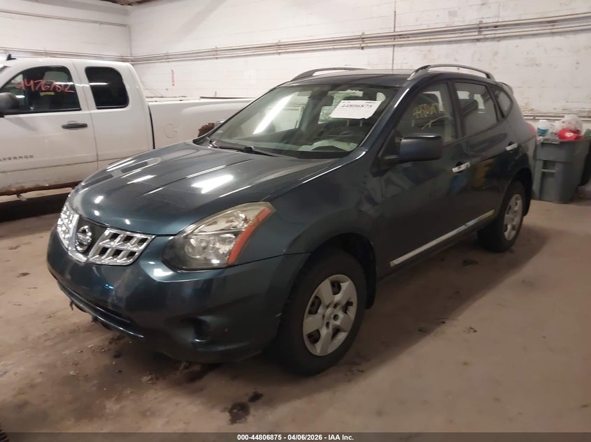 2014 Nissan Rogue VIN JN8AS5MV3EW203670 IAAI salvage auction — RIGHT SIDE, Salvage (Texas), sold $850 on 2026-07-08 (photo 2)