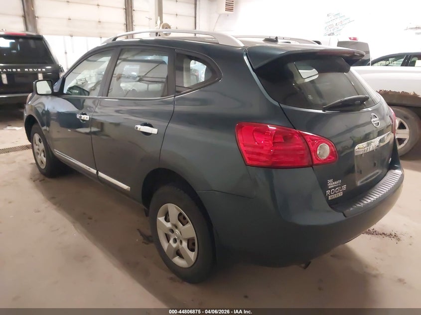 2014 Nissan Rogue VIN JN8AS5MV3EW203670 IAAI salvage auction — RIGHT SIDE, Salvage (Texas), sold $850 on 2026-07-08 (photo 3)