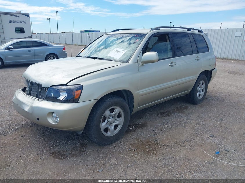 2002 Toyota Highlander VIN JTEGF21A120051909 IAAI salvage auction — ALL OVER, Original (Texas), sold $775 on 2026-07-15 (photo 2)