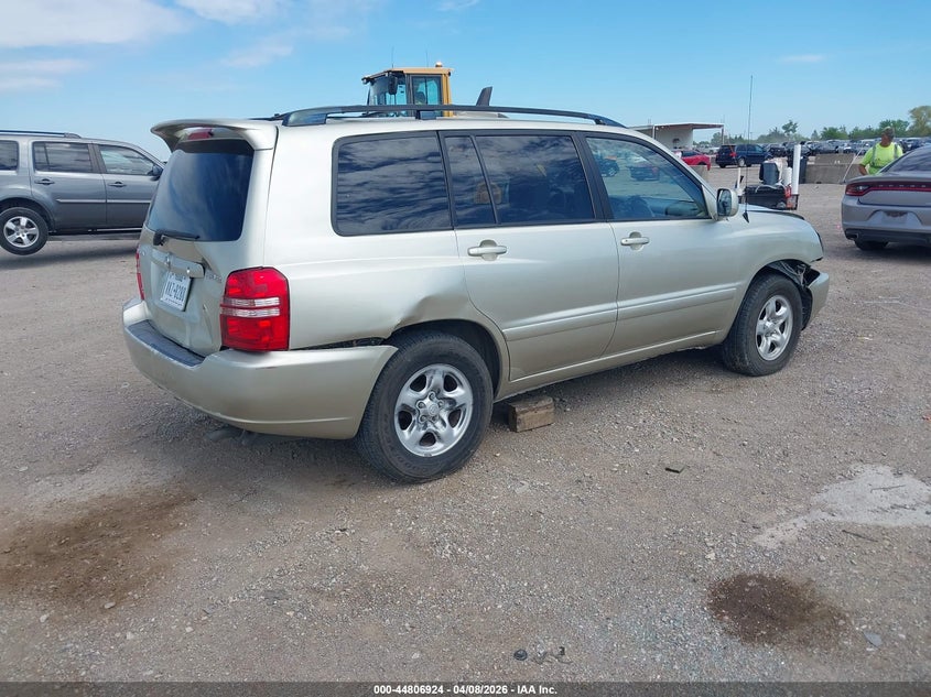 2002 Toyota Highlander VIN JTEGF21A120051909 IAAI salvage auction — ALL OVER, Original (Texas), sold $775 on 2026-07-15 (photo 4)