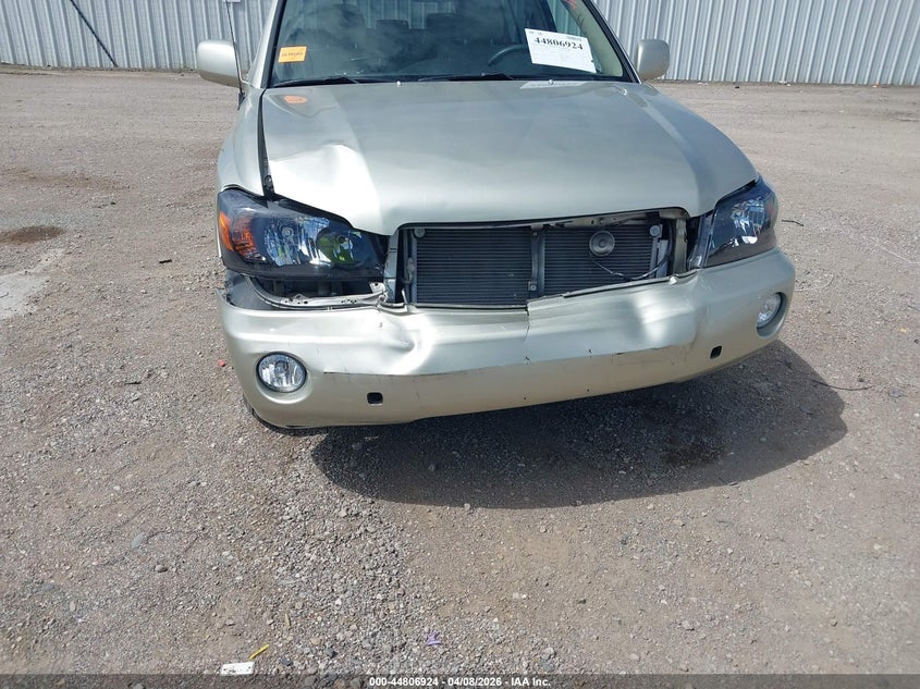 2002 Toyota Highlander VIN JTEGF21A120051909 IAAI salvage auction — ALL OVER, Original (Texas), sold $775 on 2026-07-15 (photo 6)