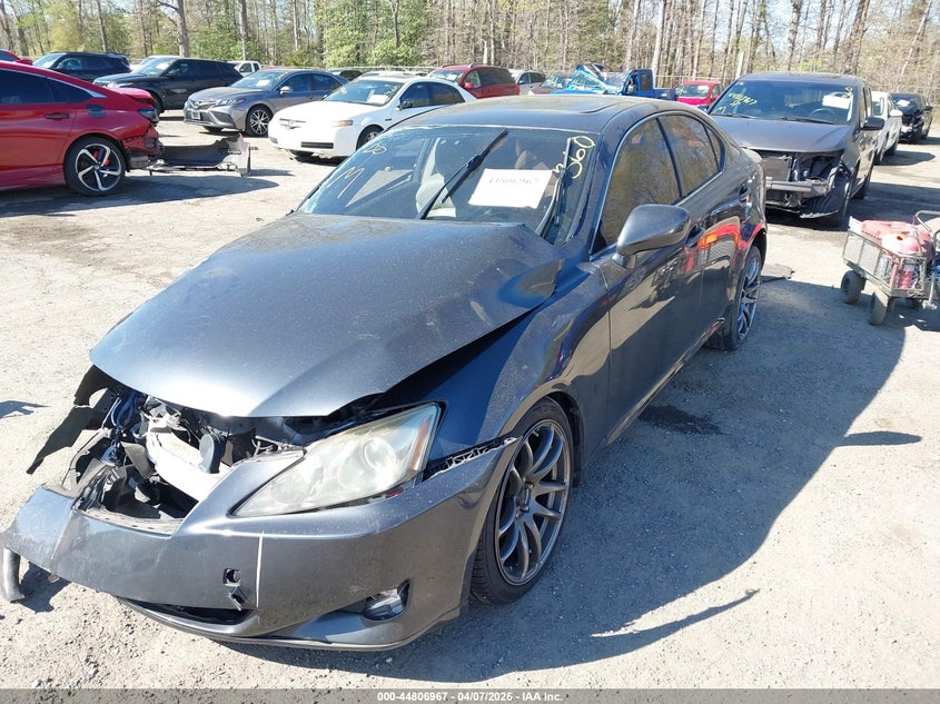 2008 Lexus Is VIN JTHCK262585020446 IAAI salvage auction — FRONT & REAR, Salvage - Greater Than 75% (Maryland), sold $325 on 2026-07-15 (photo 2)