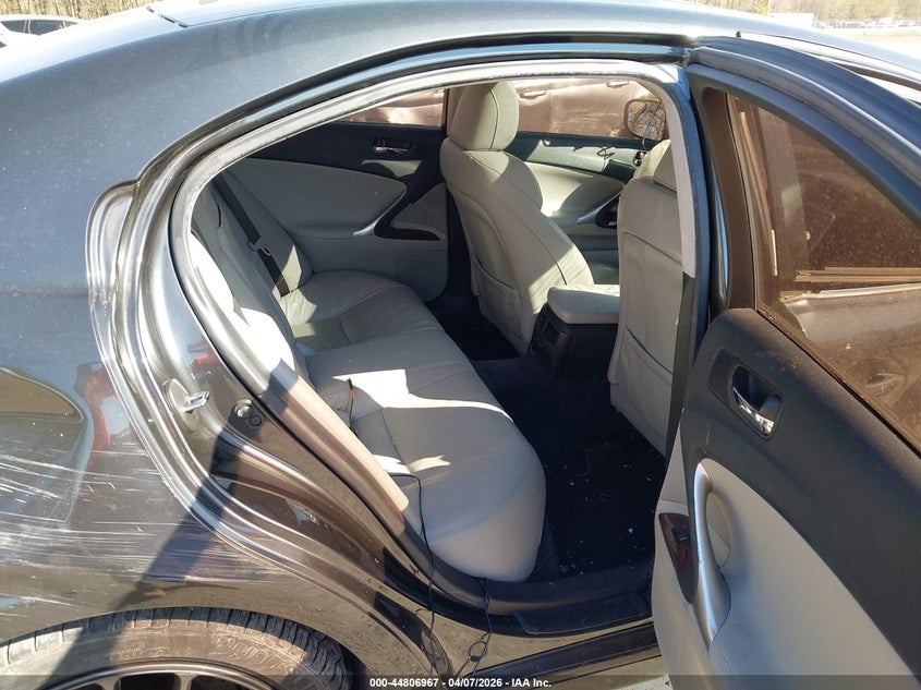 2008 Lexus Is VIN JTHCK262585020446 IAAI salvage auction — FRONT & REAR, Salvage - Greater Than 75% (Maryland), sold $325 on 2026-07-15 (photo 8)