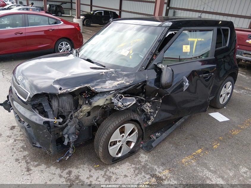 2016 Kia Soul VIN KNDJN2A20G7313889 IAAI salvage auction — FRONT END, Clear (Missouri), sold $25 on 2026-07-16 (photo 2)