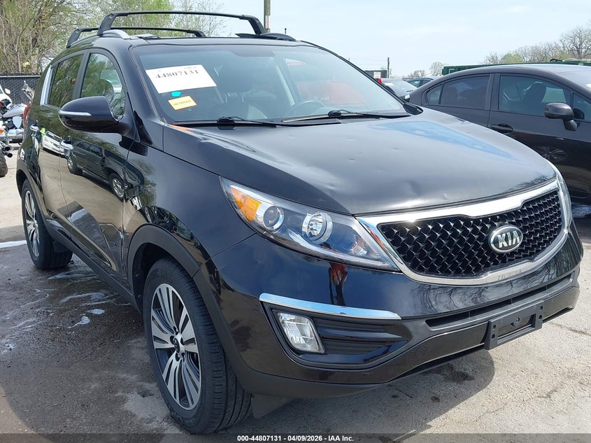 2015 Kia Sportage VIN KNDPCCAC7F7672878 IAAI salvage auction — HAIL, Salvage Title, sold $2,550 on 2026-07-15 (photo 1)