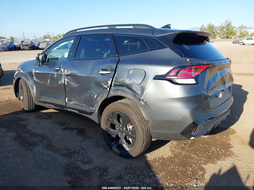 2025 Kia Sportage hybrid VIN KNDPZDDHXS7198494 IAAI salvage auction — LEFT & RIGHT, Wait Title, sold $5,200 on 2026-07-13 (photo 3)