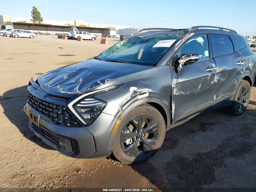 2025 Kia Sportage hybrid VIN KNDPZDDHXS7198494 IAAI salvage auction — LEFT & RIGHT, Wait Title, sold $5,200 on 2026-07-13 (photo 6)