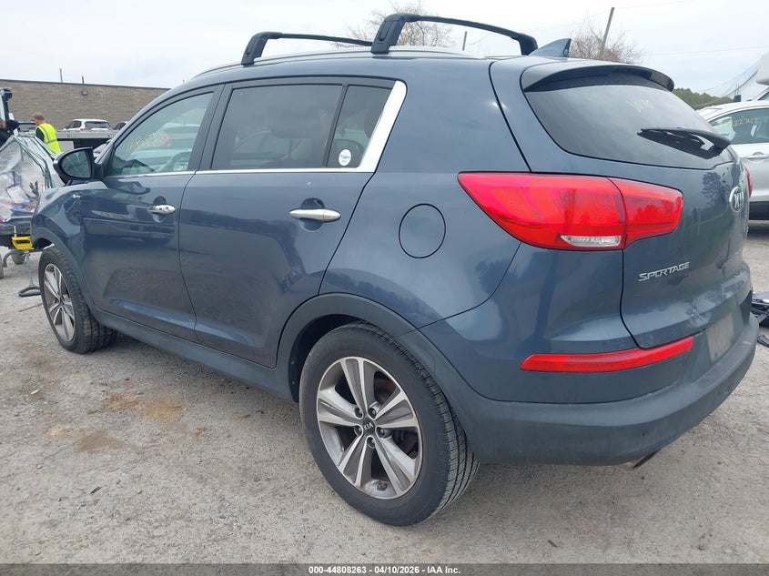 2014 Kia Sportage VIN KNDPCCA6XE7629466 IAAI salvage auction — FRONT END, Salvage Title, sold $475 on 2026-07-23 (photo 3)