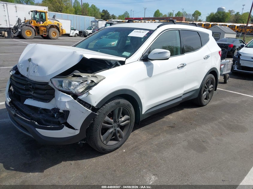 2013 Hyundai Santa fe VIN 5XYZUDLA7DG110549 IAAI salvage auction — FRONT END, Salvage Title, sold $1,000 on 2026-07-30 (photo 2)
