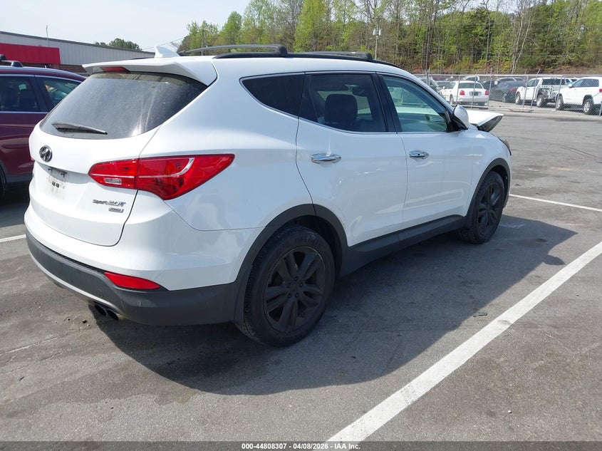 2013 Hyundai Santa fe VIN 5XYZUDLA7DG110549 IAAI salvage auction — FRONT END, Salvage Title, sold $1,000 on 2026-07-30 (photo 4)