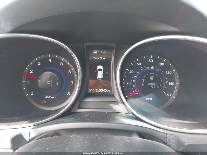 2013 Hyundai Santa fe VIN 5XYZUDLA7DG110549 IAAI salvage auction — FRONT END, Salvage Title, sold $1,000 on 2026-07-30 (photo 7)