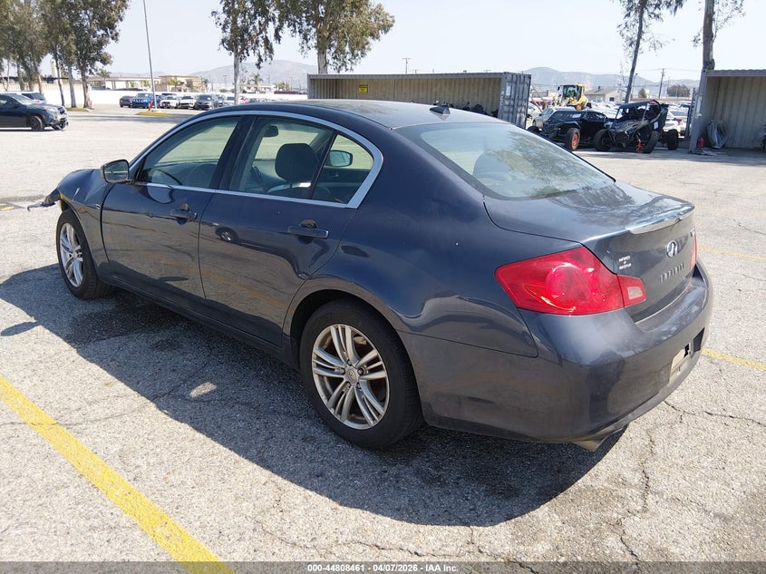 2011 Infiniti G25 VIN JN1DV6AR5BM651884 IAAI salvage auction — LEFT FRONT, Salvage (California), sold $100 on 2026-07-21 (photo 3)