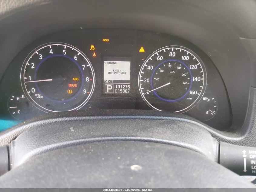 2011 Infiniti G25 VIN JN1DV6AR5BM651884 IAAI salvage auction — LEFT FRONT, Salvage (California), sold $100 on 2026-07-21 (photo 7)