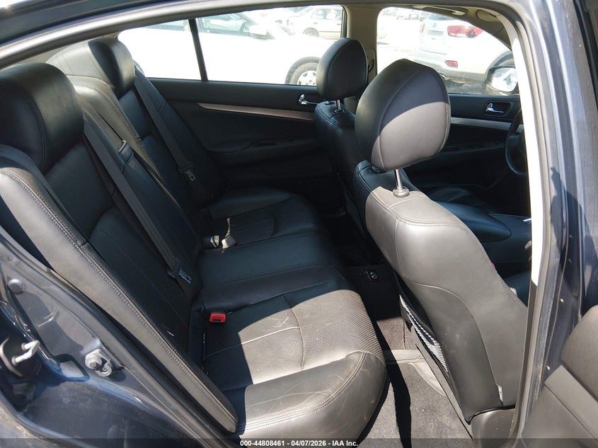 2011 Infiniti G25 VIN JN1DV6AR5BM651884 IAAI salvage auction — LEFT FRONT, Salvage (California), sold $100 on 2026-07-21 (photo 8)