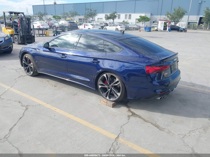 2021 Audi S5 VIN WAUB4DF53MA005455 IAAI salvage auction — RIGHT FRONT, Salvage (California), sold $17,600 on 2026-07-29 (photo 3)