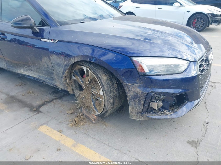 2021 Audi S5 VIN WAUB4DF53MA005455 IAAI salvage auction — RIGHT FRONT, Salvage (California), sold $17,600 on 2026-07-29 (photo 6)