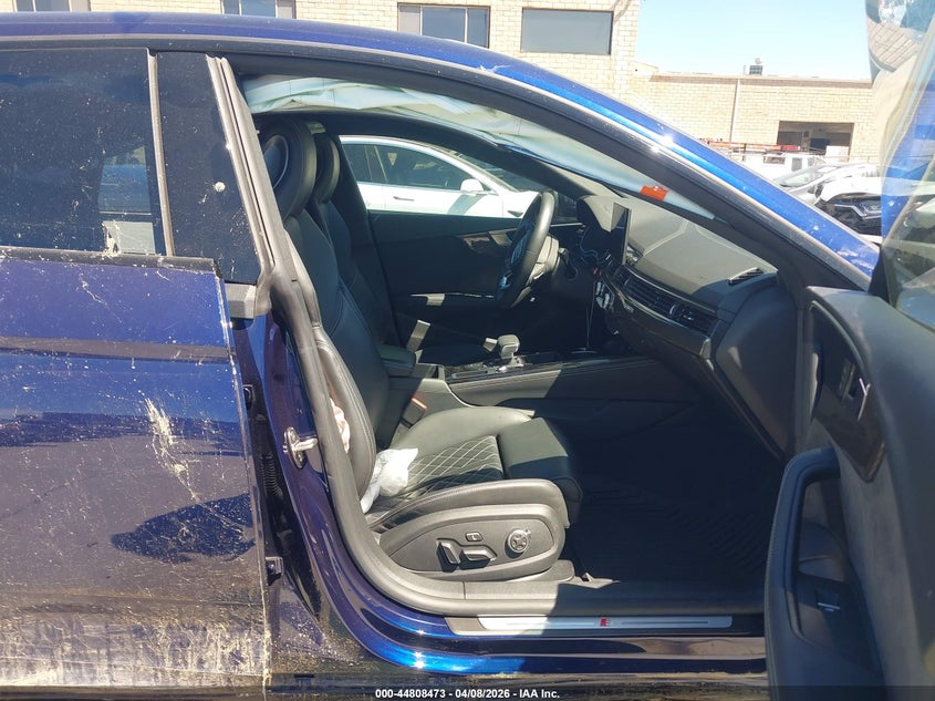 2021 Audi S5 VIN WAUB4DF53MA005455 IAAI salvage auction — RIGHT FRONT, Salvage (California), sold $17,600 on 2026-07-29 (photo 5)