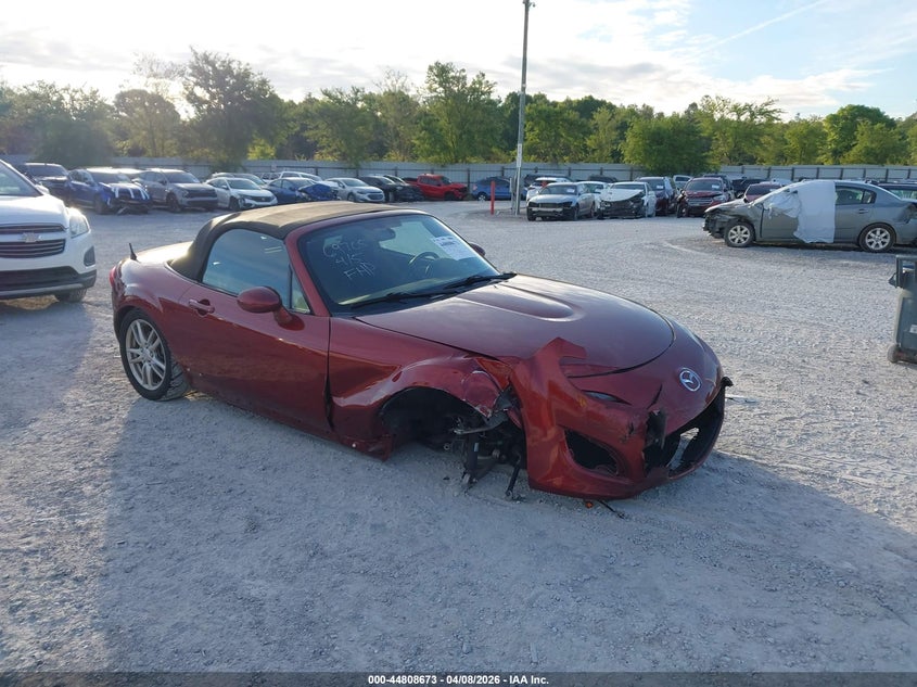 2011 Mazda Mx-5 miata VIN JM1NC2JF0B0218454 IAAI salvage auction — RIGHT FRONT, Rebuildable (Florida), sold $2,500 on 2026-07-09 (photo 1)