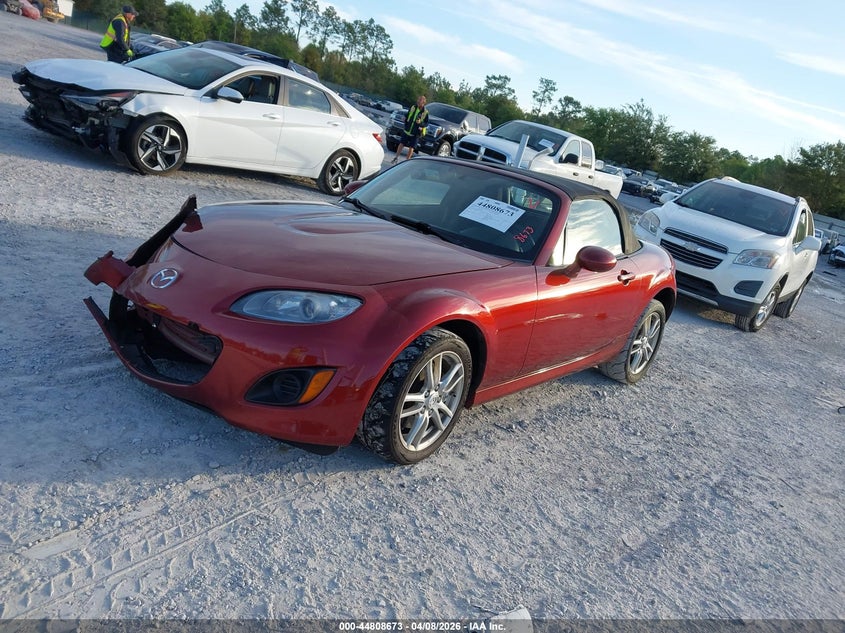 2011 Mazda Mx-5 miata VIN JM1NC2JF0B0218454 IAAI salvage auction — RIGHT FRONT, Rebuildable (Florida), sold $2,500 on 2026-07-09 (photo 2)