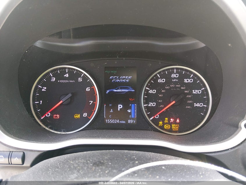 2020 Mitsubishi Eclipse cross VIN JA4AS4AAXLZ001714 IAAI salvage auction — FRONT END, Salvage Title, sold $2,200 on 2026-07-13 (photo 7)
