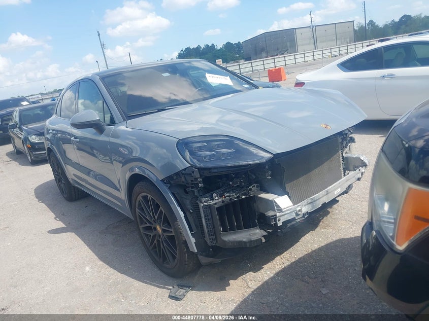 2024 Porsche Cayenne coupe VIN WP1BA2AY8RDA50512 IAAI salvage auction — FRONT END, Original (Texas), sold $58,225 on 2026-07-06 (photo 1)