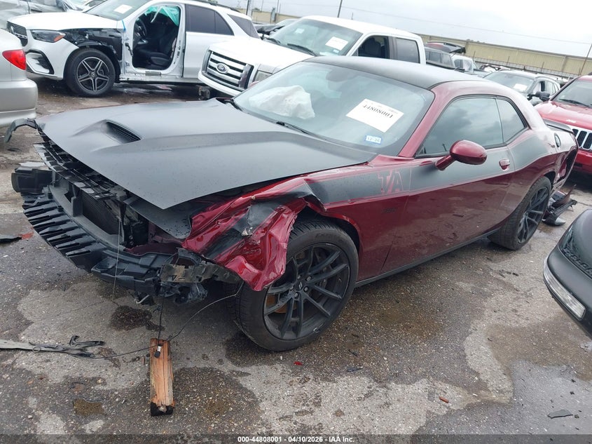 2018 Dodge Challenger VIN 2C3CDZFJ7JH152008 IAAI salvage auction — FRONT END, Salvage (Texas), sold $6,100 on 2026-07-09 (photo 2)