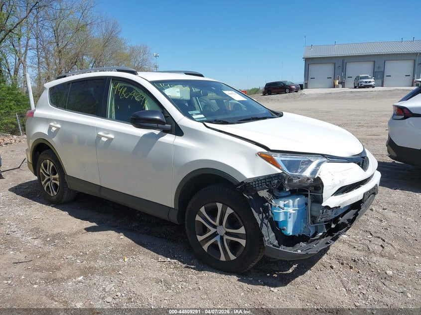 2016 Toyota Rav 4 VIN JTMZFREV1GJ100238 IAAI salvage auction — FRONT END, Clear (Indiana), sold $6,650 on 2026-07-15 (photo 1)