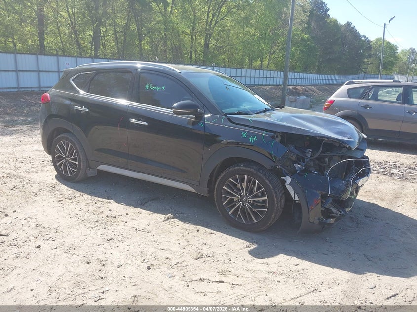 2020 Hyundai Tucson VIN KM8J33AL3LU222899 IAAI salvage auction — FRONT END, Salvage Title, sold $1,600 on 2026-07-23 (photo 1)