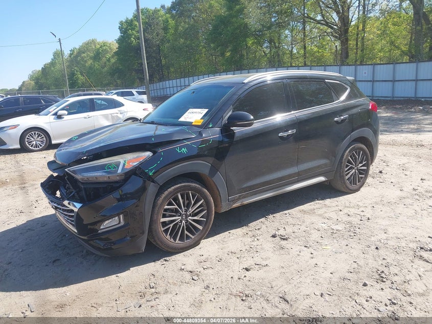 2020 Hyundai Tucson VIN KM8J33AL3LU222899 IAAI salvage auction — FRONT END, Salvage Title, sold $1,600 on 2026-07-23 (photo 2)