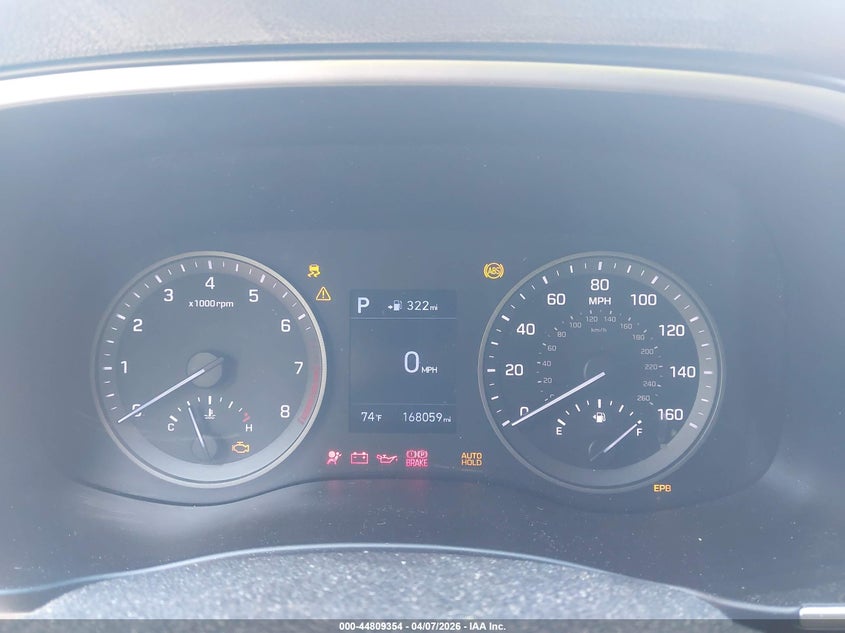 2020 Hyundai Tucson VIN KM8J33AL3LU222899 IAAI salvage auction — FRONT END, Salvage Title, sold $1,600 on 2026-07-23 (photo 7)
